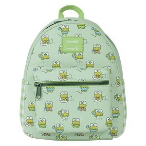 Sanrio Loungefly Exclusive Keroppi Gingham Mini Backpack